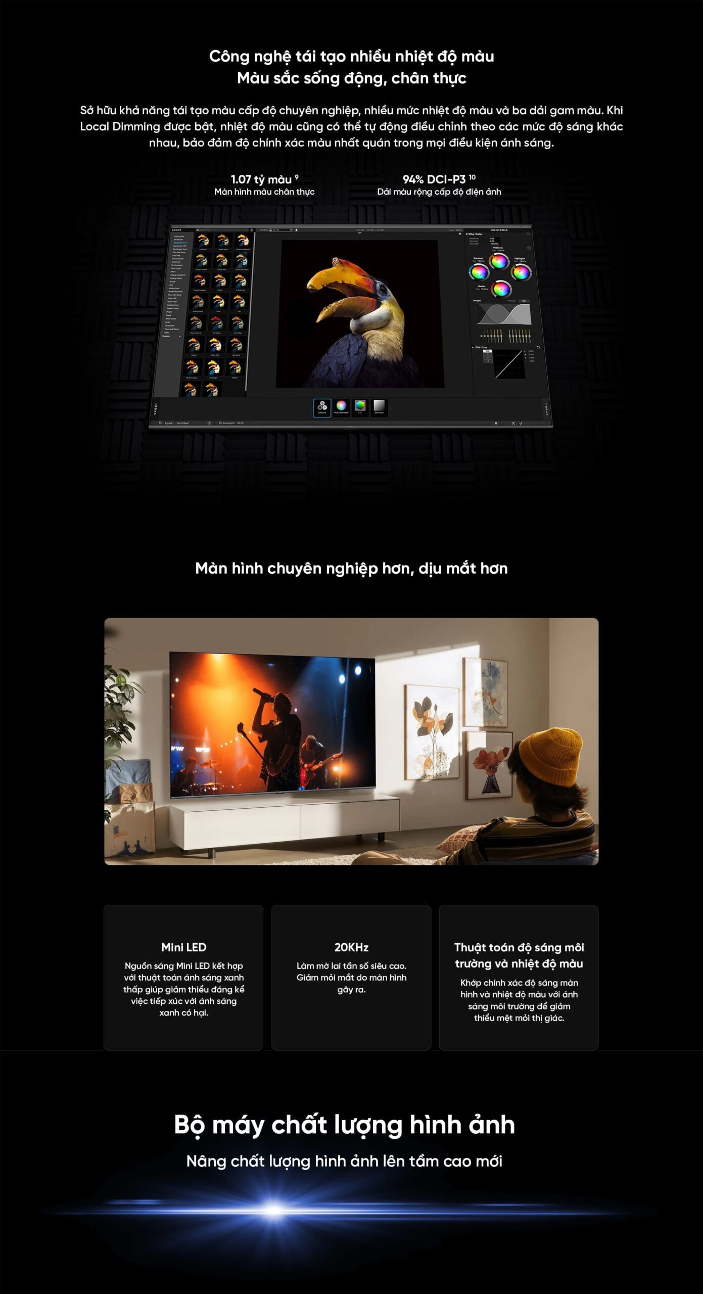 Tivi Xiaomi TV S Mini LED 2026 65 Inch QD-Mini LED 4K