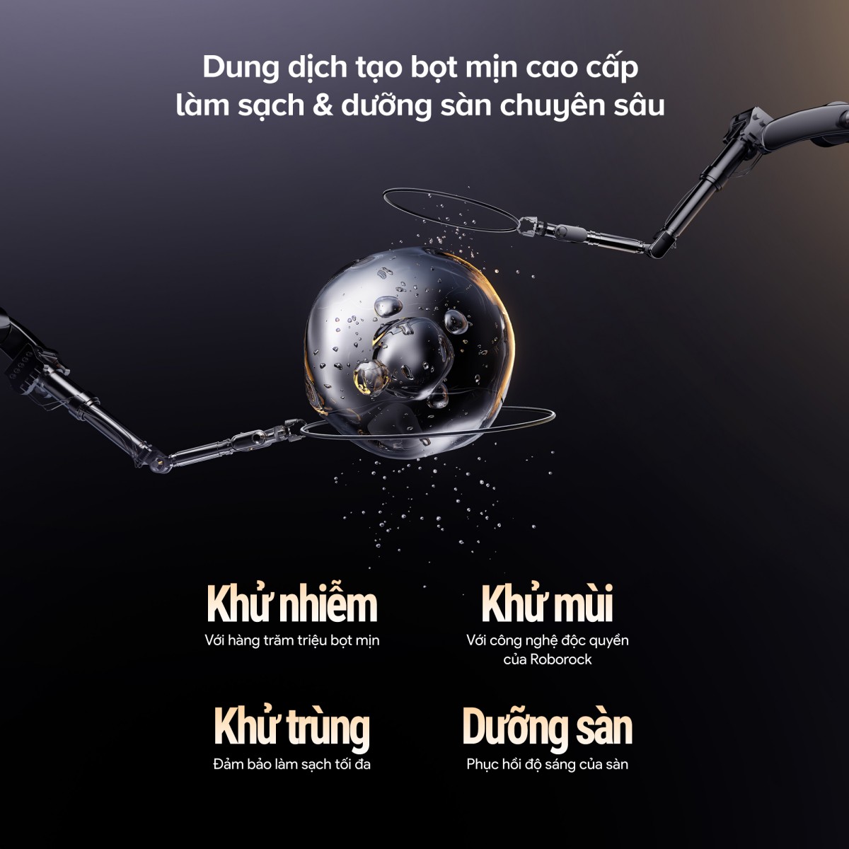 Máy hút bụi lau nhà Roborock F25 ACE Pro | Lực hút 25.000 Pa