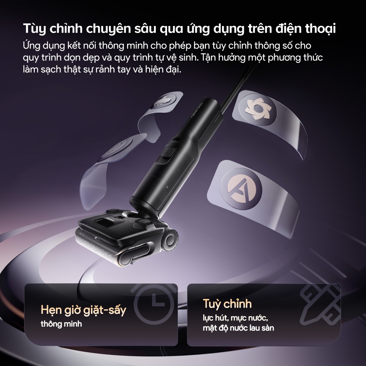 Máy hút bụi lau nhà Roborock F25 ACE Pro | Lực hút 25.000 Pa