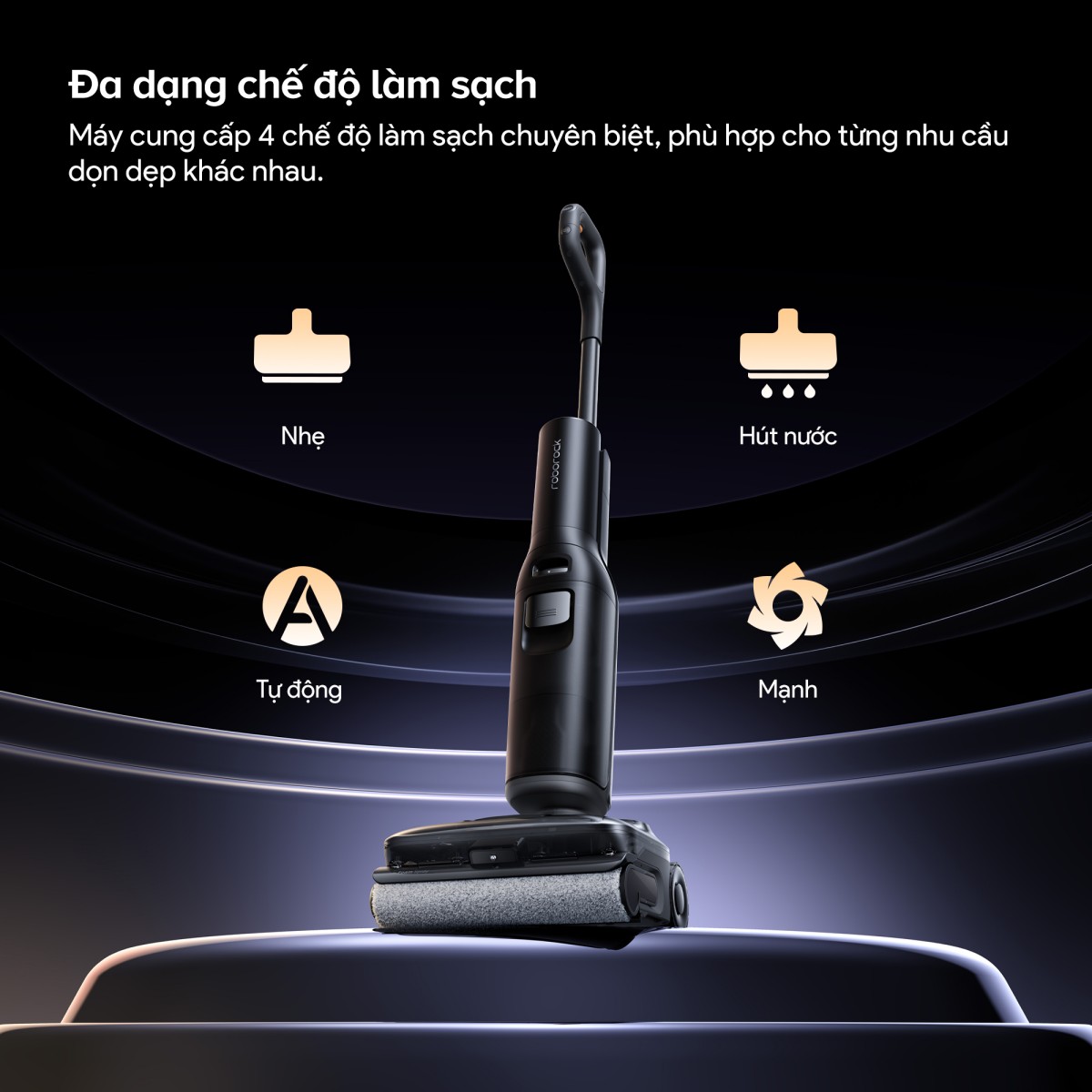 Máy hút bụi lau nhà Roborock F25 ACE Pro | Lực hút 25.000 Pa