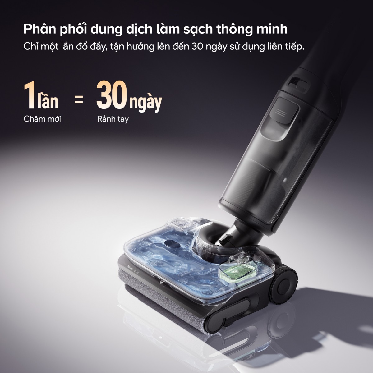 Máy hút bụi lau nhà Roborock F25 ACE Pro | Lực hút 25.000 Pa