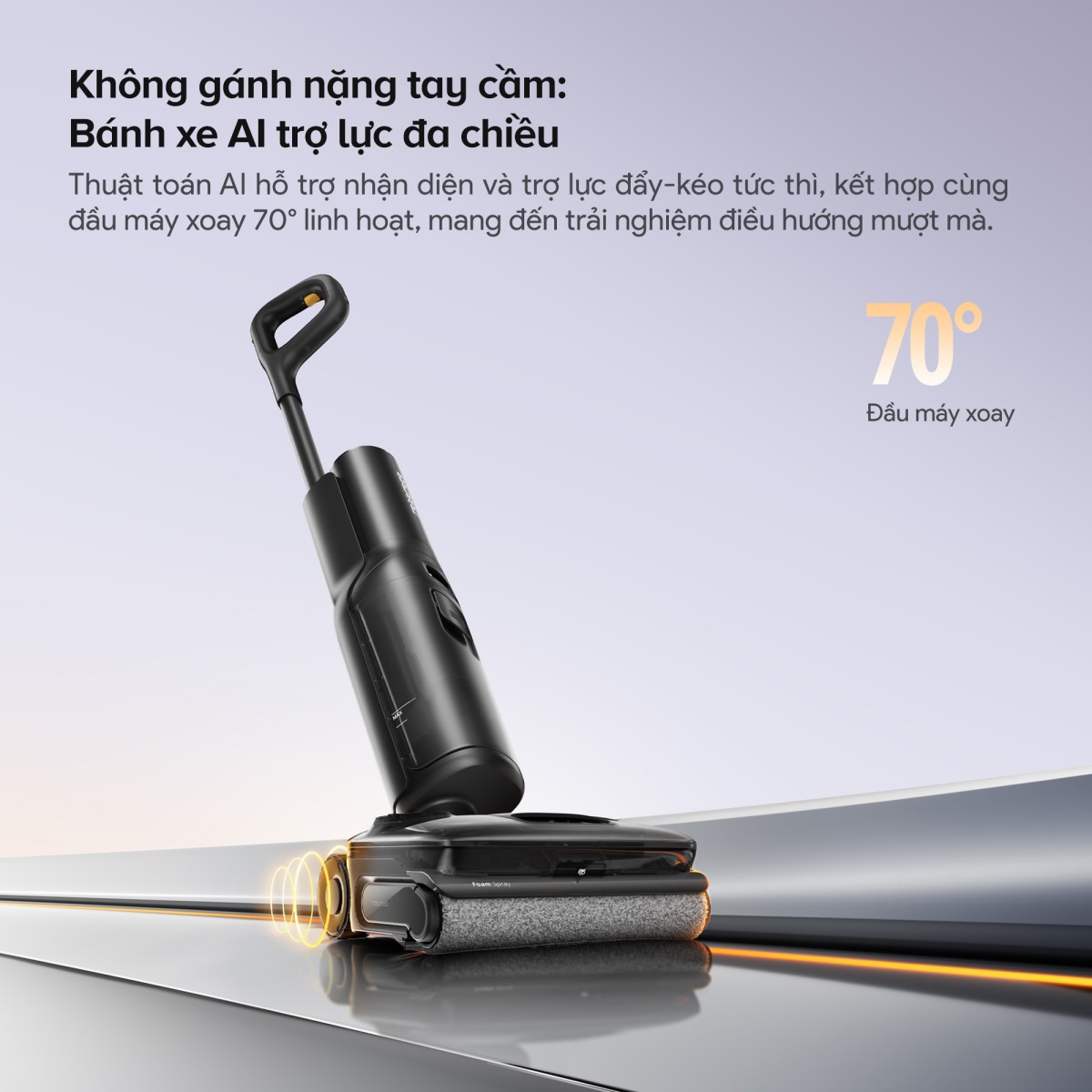 Máy hút bụi lau nhà Roborock F25 ACE Pro | Lực hút 25.000 Pa