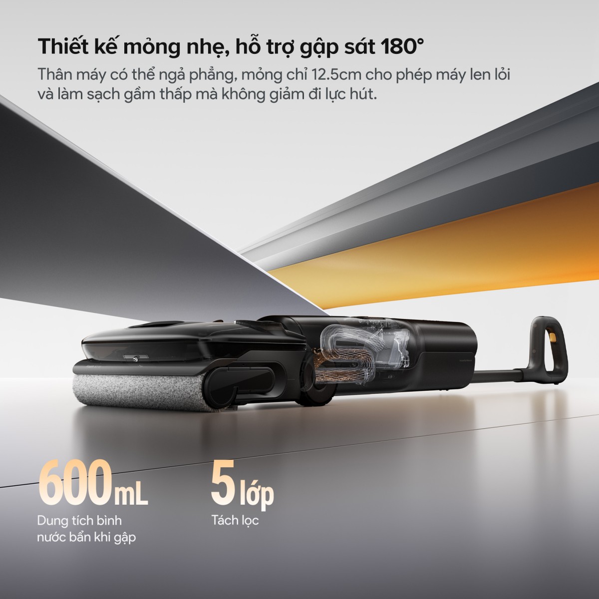 Máy hút bụi lau nhà Roborock F25 ACE Pro | Lực hút 25.000 Pa