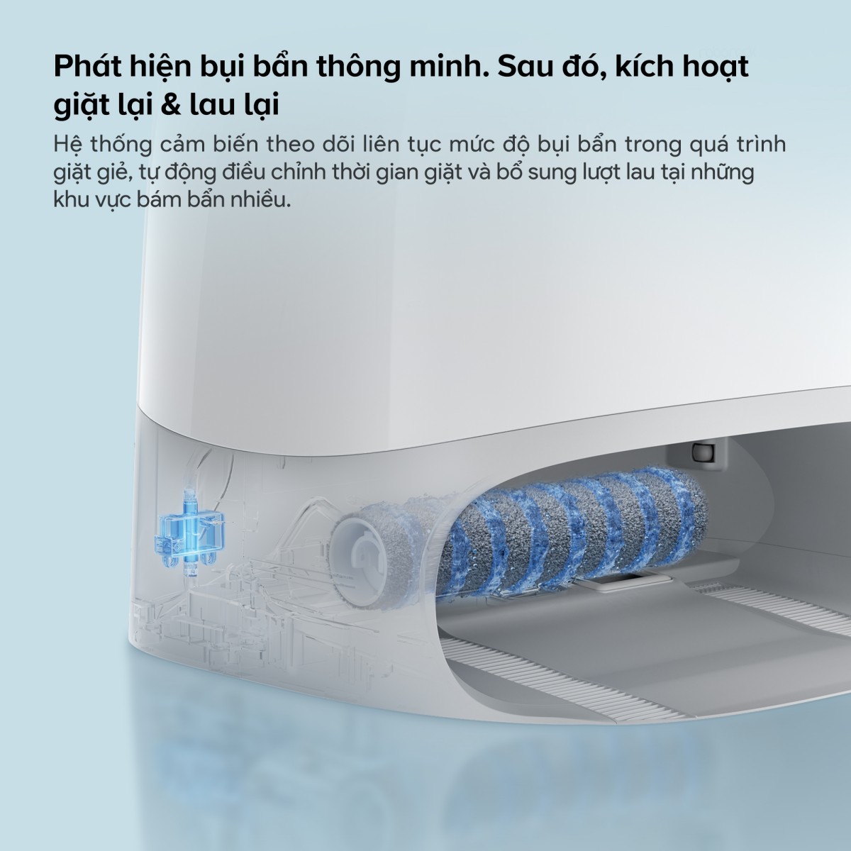 Robot hút bụi Roborock Qrevo Curv 2 Flow | Lực hút 20.000 Pa
