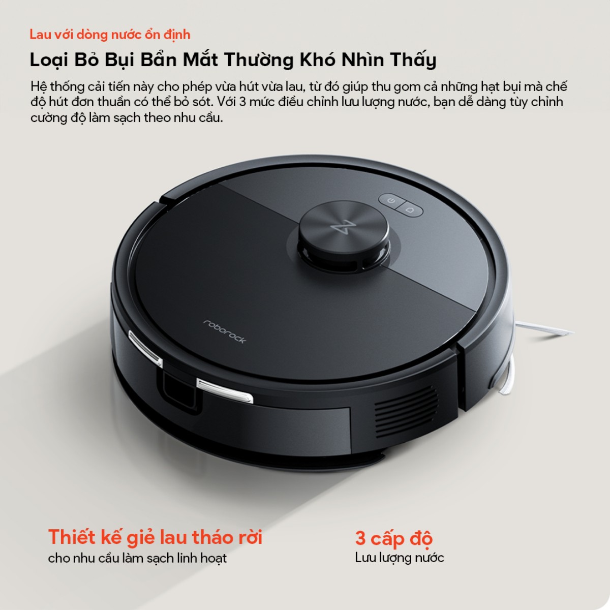 Robot hút bụi Roborock Q7 Pro Max Plus | Lực hút 13.000 Pa