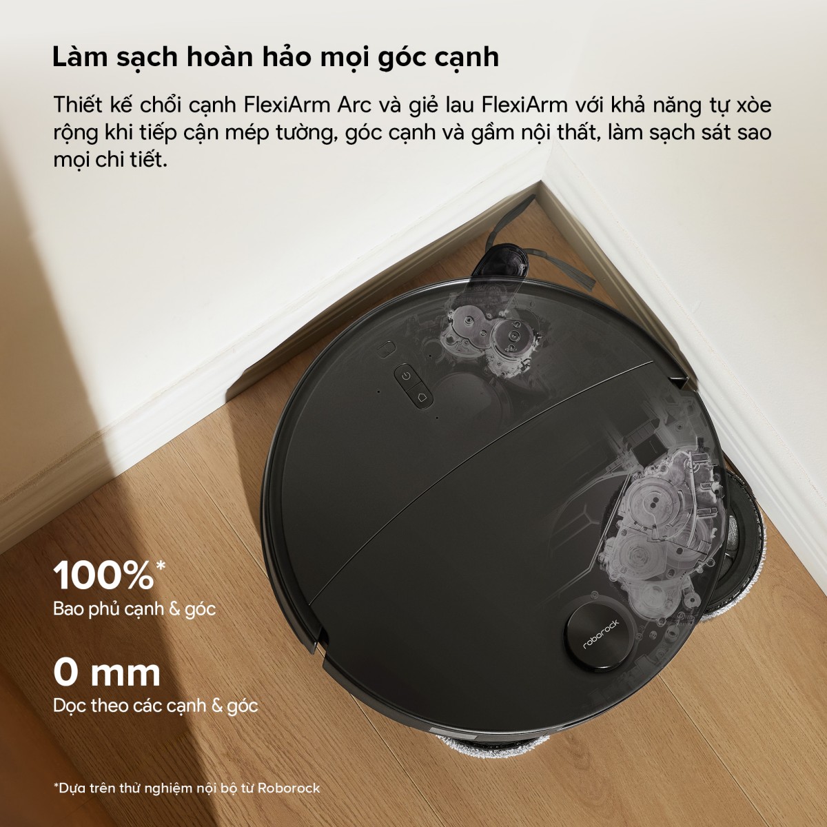 Robot hút bụi Roborock Qrevo Edge 2 | Lực hút 25.000 Pa