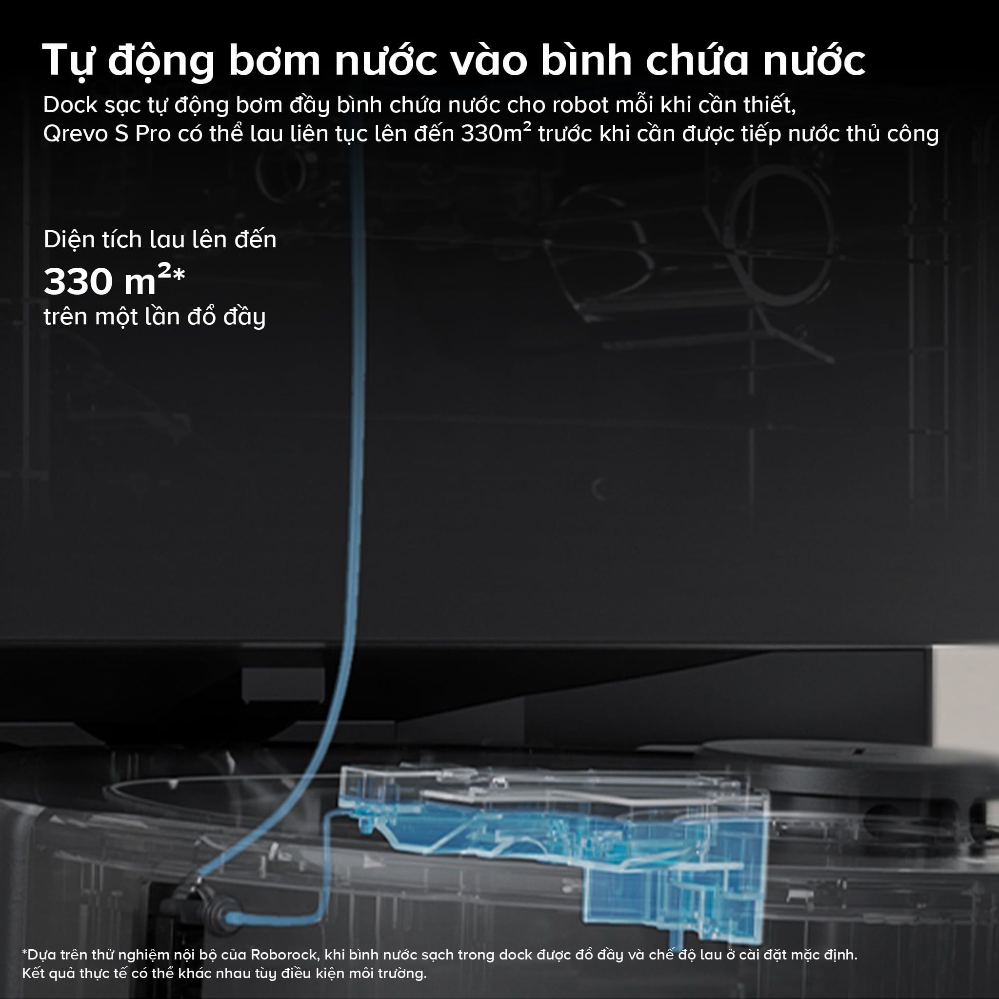 Robot hút bụi Roborock Qrevo S Pro | Lực hút 18.500 Pa