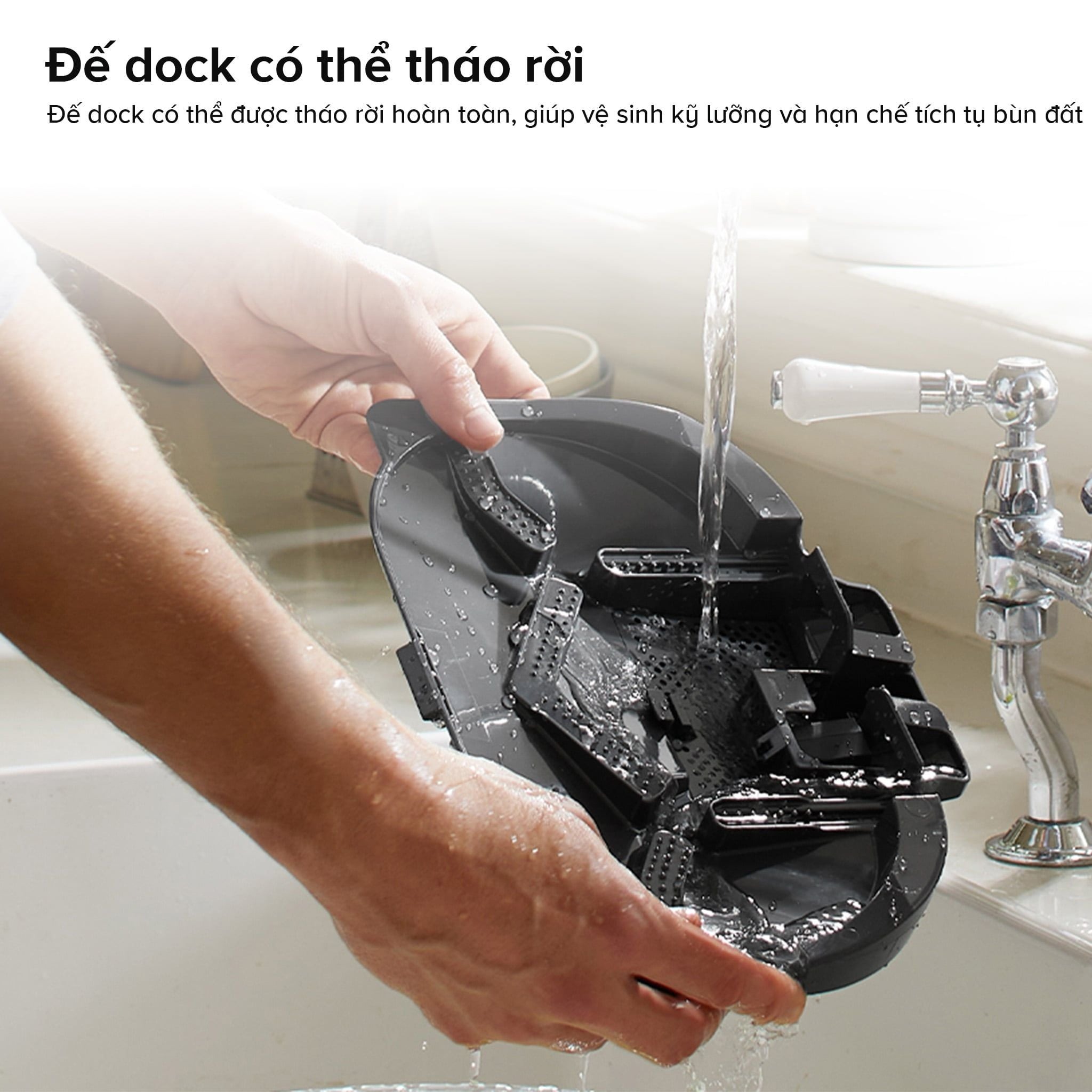 Robot hút bụi Roborock Qrevo S Pro | Lực hút 18.500 Pa