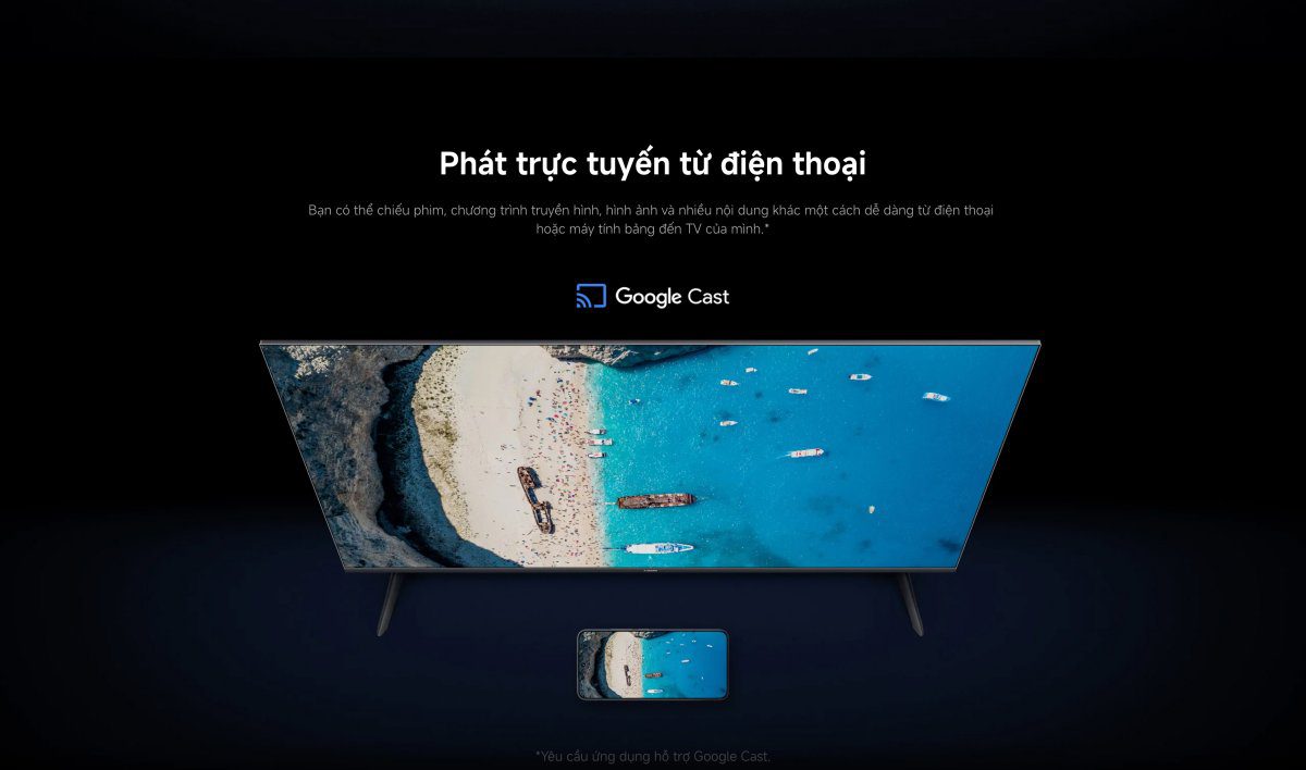 Tivi Xiaomi A 43 Inch – 2026 Bản Quốc Tế – 4K/60Hz – 2GB/8GB